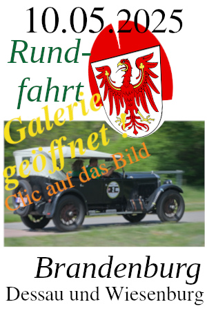 Brandenburg Rundfahrt Oldtimer Ralley 2025 - Galerie geöffnet
