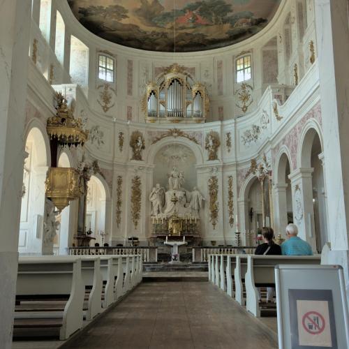 Die katholische Schloßkapelle der Hubertusburg in Wermsdorf, Sachsen