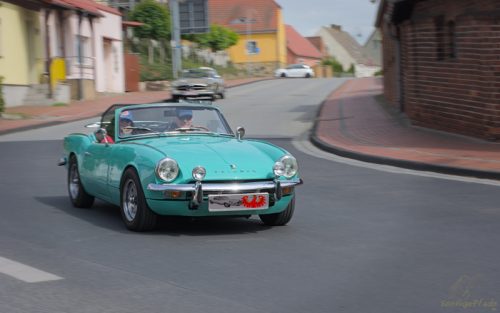 Oldtimer classic Rund um Berlin 2025 - Wiesenburg (Mark) Schloß und Stadt