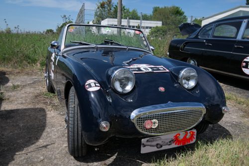 Oldtimer classic Rund um Berlin 2025 - Am Hugo Junkers Museum in Dessau