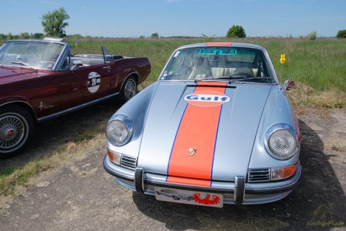 Oldtimer classic Rund um Berlin 2025 - Am Hugo Junkers Museum in Dessau