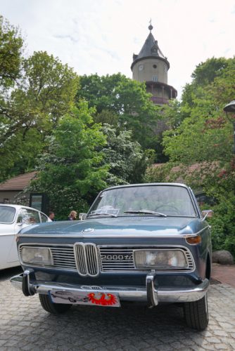 Oldtimer classic Rund um Berlin 2025 - Wiesenburg (Mark) Schloß und Stadt