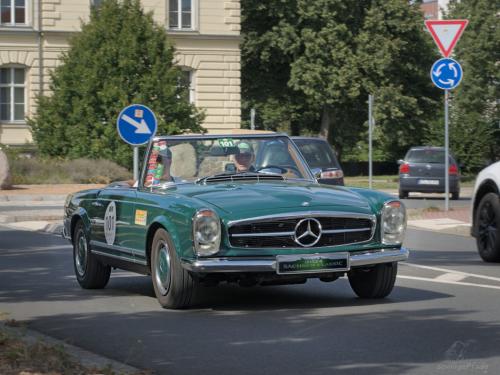 Im Mercedes Caprio auf der Sachsen classic 2024 Wurzen